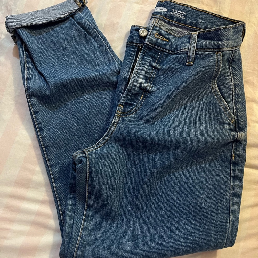 Sky-Hi-Straight Old Navy Jeans